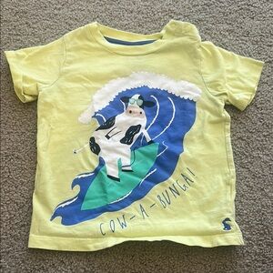Joules Yellow and Blue Surfing Tee